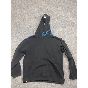 LEGO Hoodie Men's Large Black Blue White Colorblock Pullover Sweatshirt Target